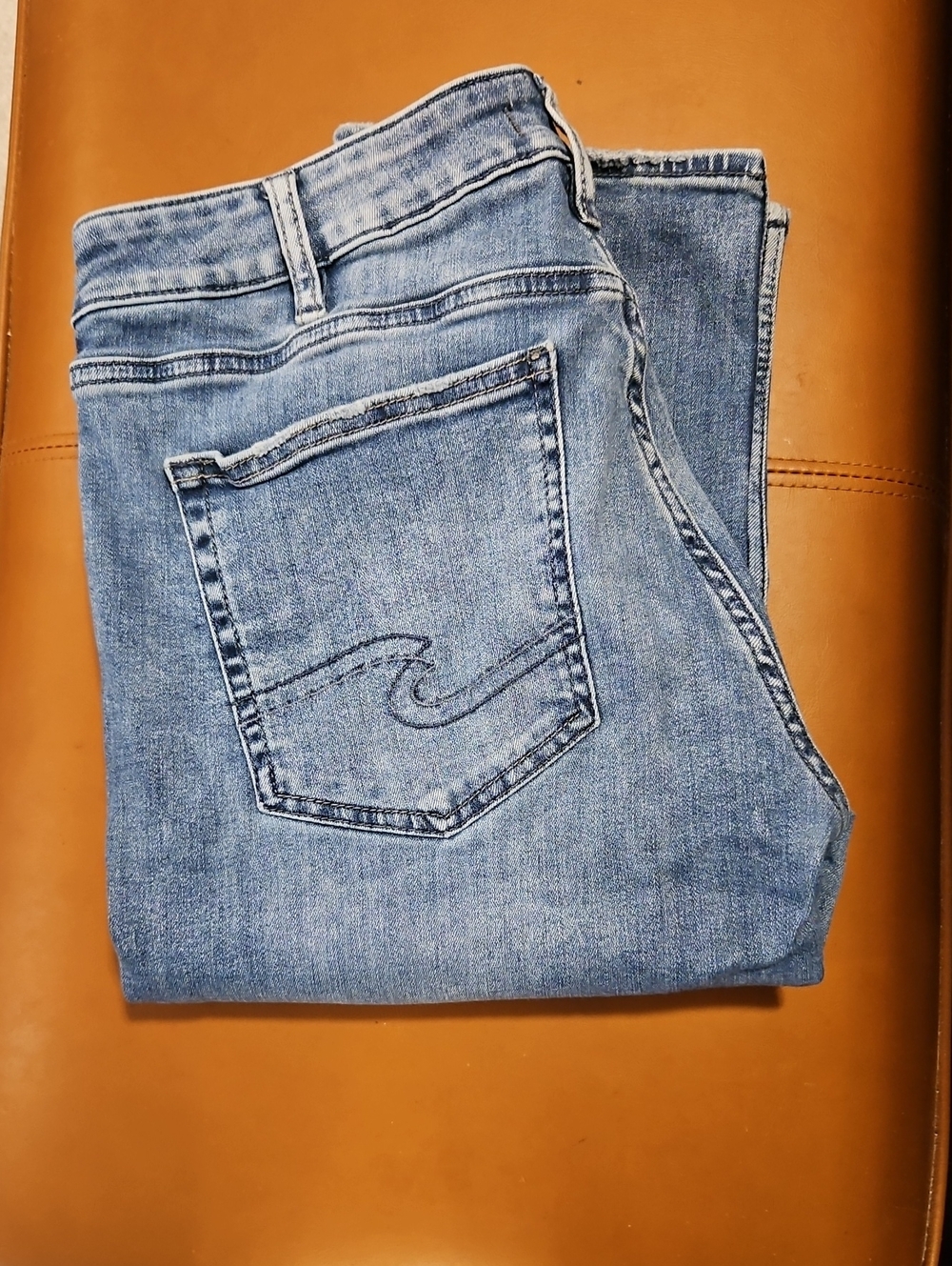 Silver Jeans Light Blue Straight Leg Denim